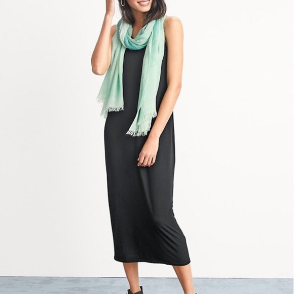 Eileen Fisher Dresses & Skirts - Eileen Fisher Silk Black Maxi Dress